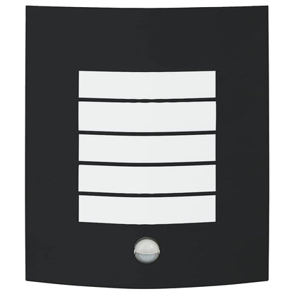 vidaXL Outdoor Wall Light Black 23.5 x 9 x 26 cm