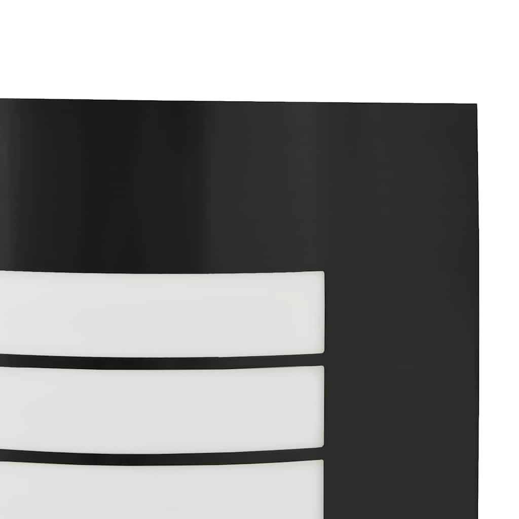 vidaXL Outdoor Wall Light 2 pcs Black 23.5 x 9 x 26 cm
