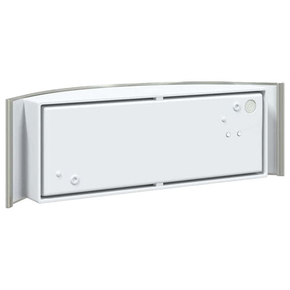 vidaXL Outdoor Wall Light 2 pcs Silver 32 x 10 x 10 cm