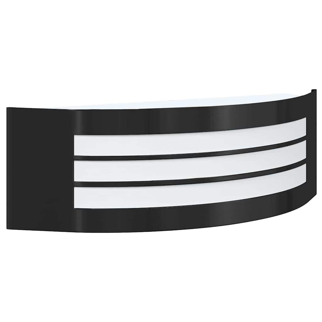 vidaXL Outdoor Wall Light Black 32 x 10 x 10 cm
