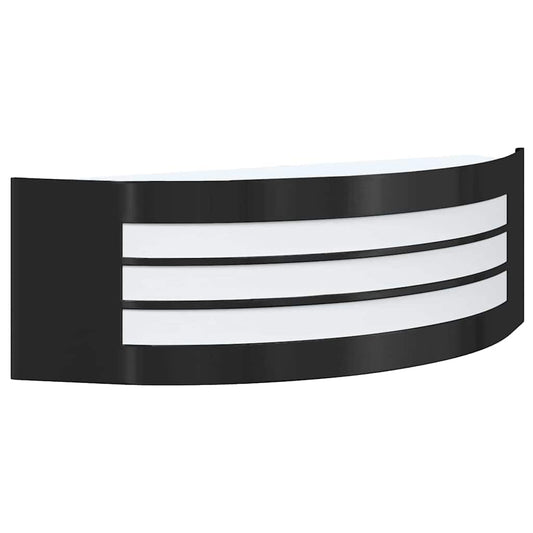 vidaXL Outdoor Wall Light Black 32 x 10 x 10 cm