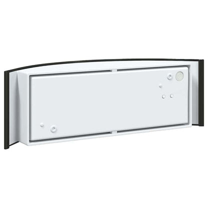 vidaXL Outdoor Wall Light Black Stainless Steel IP44