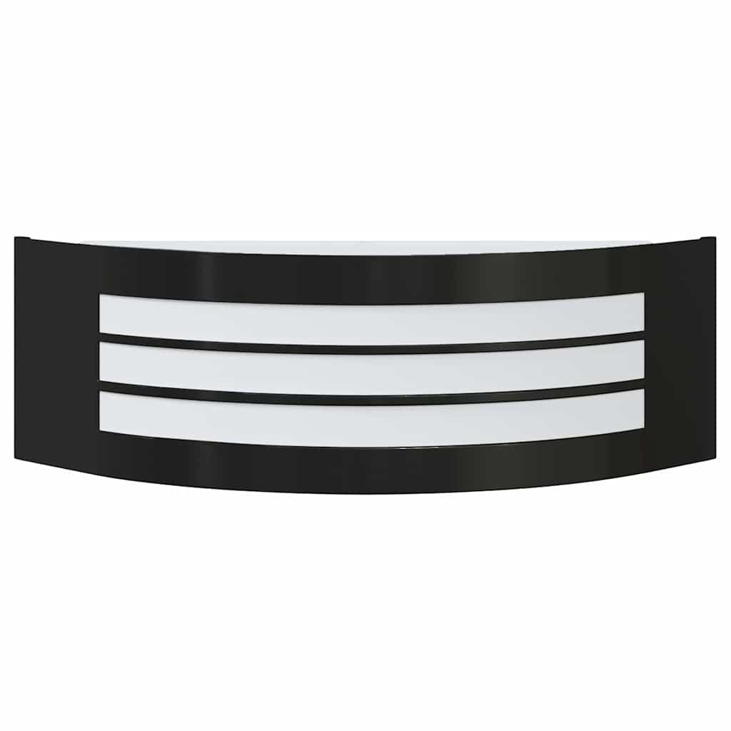 vidaXL Outdoor Wall Light Black 32 x 10 x 10 cm