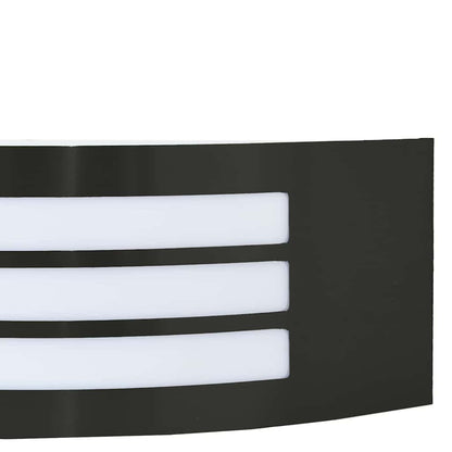 vidaXL Outdoor Wall Light 2 pcs Black 32 x 10 x 10 cm