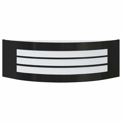 vidaXL Outdoor Wall Light 2 pcs Black 32 x 10 x 10 cm