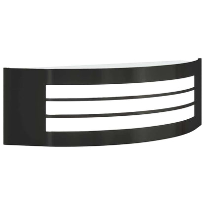 vidaXL Outdoor Wall Light 2 pcs Black 32 x 10 x 10 cm