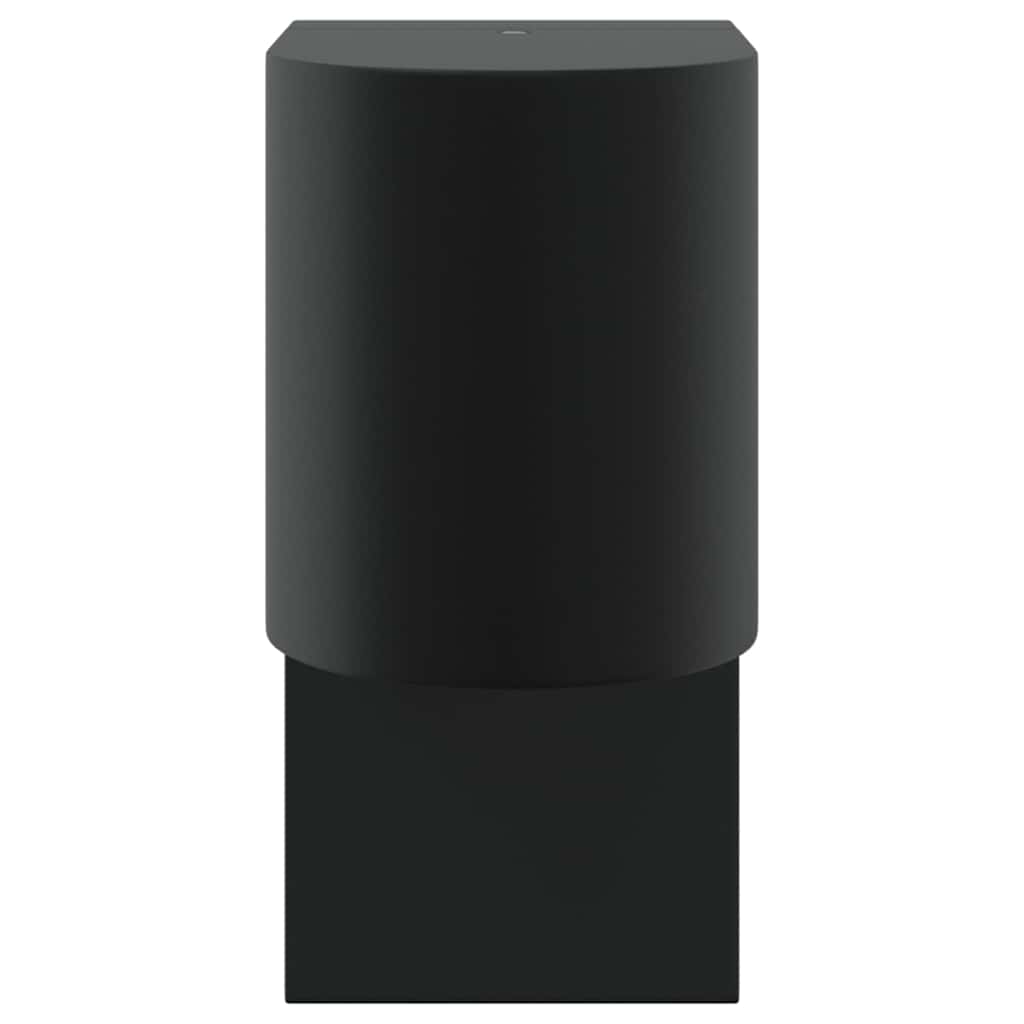 vidaXL Outdoor Wall Light Black 12 x 7 x 15 cm Stainless Steel