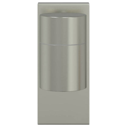 vidaXL Outdoor Wall Light 2 pcs Silver 6.5 x 10.5 x 16 cm