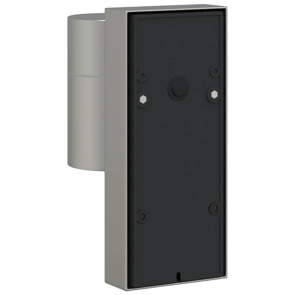 vidaXL Outdoor Wall Light 2 pcs Silver 6.5 x 10.5 x 16 cm