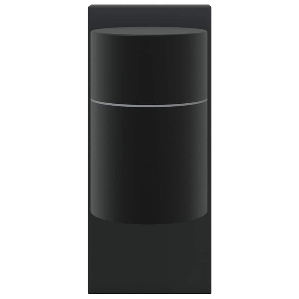 vidaXL Outdoor Wall Light Black 6.5 x 10.5 x 16 cm