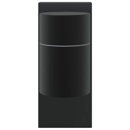 vidaXL Outdoor Wall Light Black 6.5 x 10.5 x 16 cm