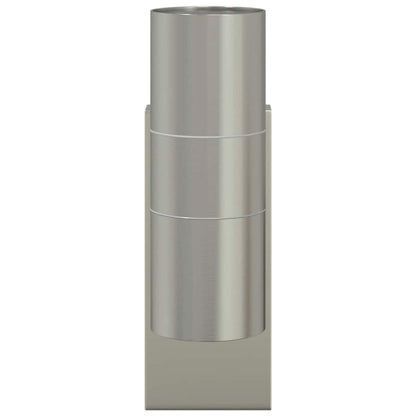vidaXL Outdoor Wall Light Silver 7 x 10 x 22 cm