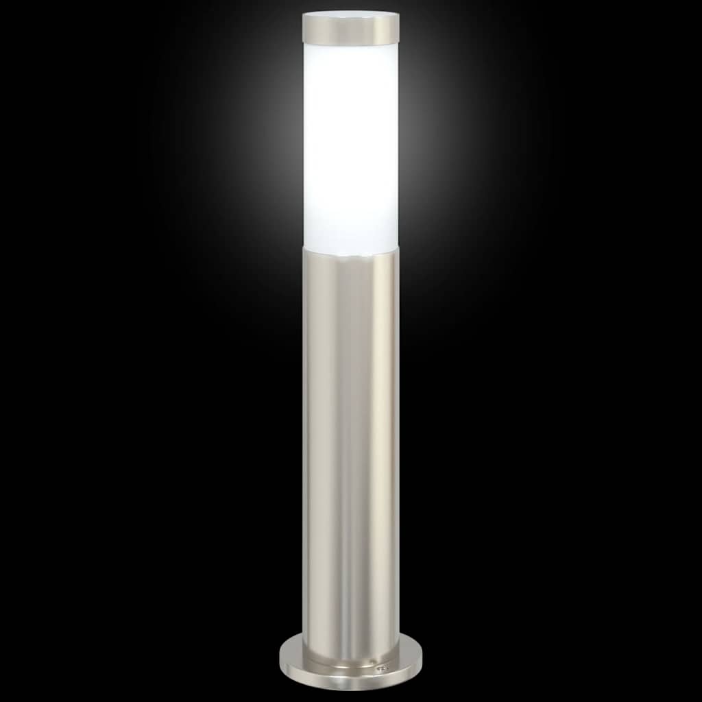 vidaXL Bollard Lights 3pcs 50 cm Stainless Steel IP44