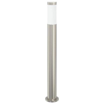 vidaXL Bollard Lights 3pcs 80 cm Stainless Steel IP44