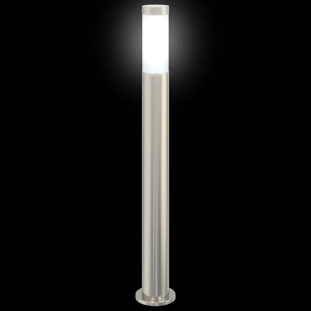 vidaXL Bollard Lights 3pcs 80 cm Stainless Steel IP44