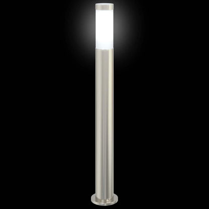vidaXL Bollard Lights 3pcs 80 cm Stainless Steel IP44
