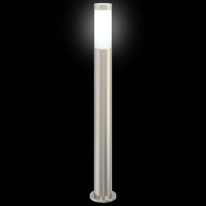 vidaXL Bollard Lights 3pcs 80 cm Stainless Steel IP44