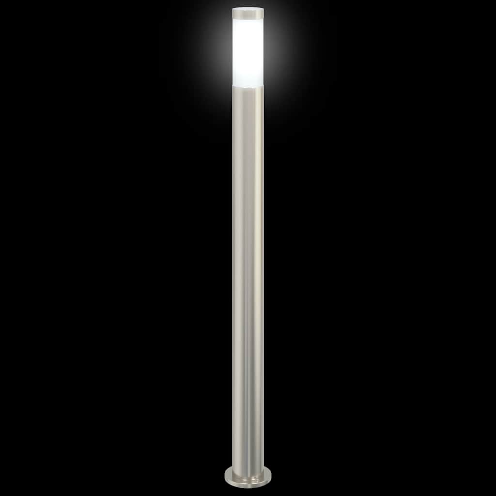vidaXL Bollard Lights 3pcs 110 cm Stainless Steel IP44