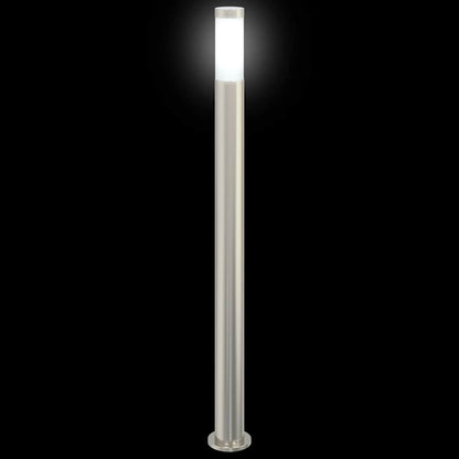 vidaXL Bollard Lights 3pcs 110 cm Stainless Steel IP44