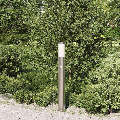 vidaXL Bollard Light with Sensor 80 cm Stainless Steel IP44