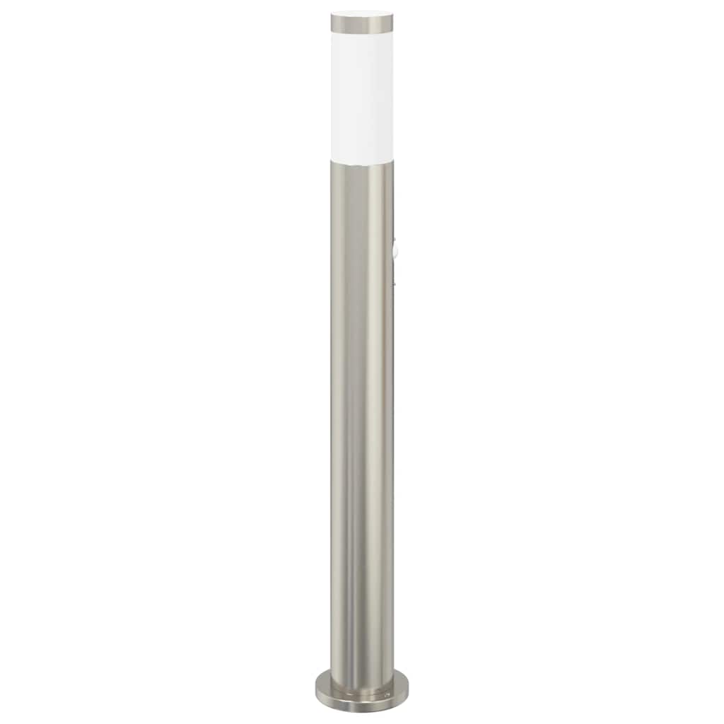 vidaXL Bollard Light with Sensor 80 cm Stainless Steel IP44