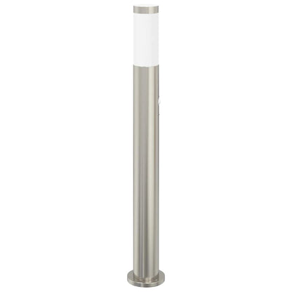 vidaXL Bollard Light with Sensor 80 cm Stainless Steel IP44