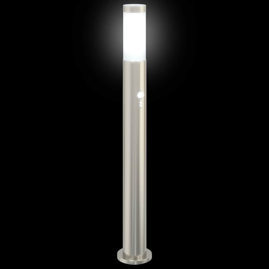 vidaXL Bollard Light with Sensor 80 cm Stainless Steel IP44