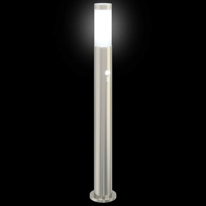 vidaXL Bollard Light with Sensor 80 cm Stainless Steel IP44