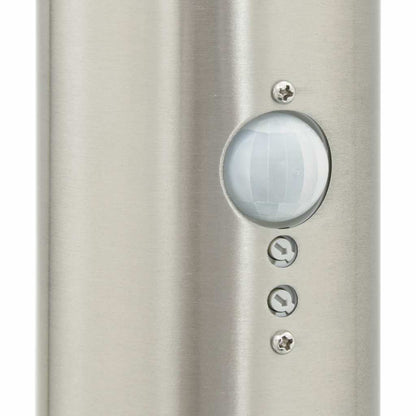 vidaXL Bollard Light with Sensor 80 cm Stainless Steel IP44