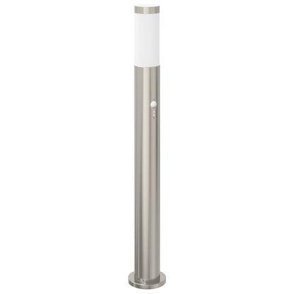 vidaXL Bollard Lights with Sensor 3pcs 80 cm Stainless Steel IP44