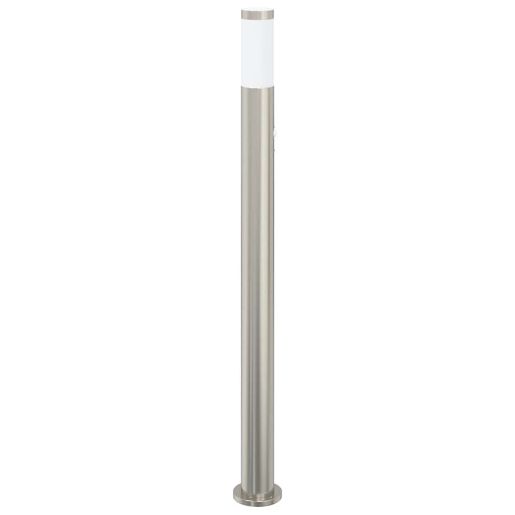 vidaXL Bollard Light with Sensor 110 cm Stainless Steel IP44
