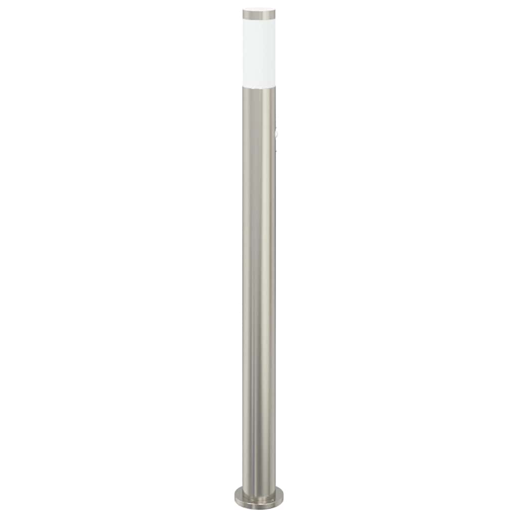 vidaXL Bollard Light with Sensor 110 cm Stainless Steel IP44