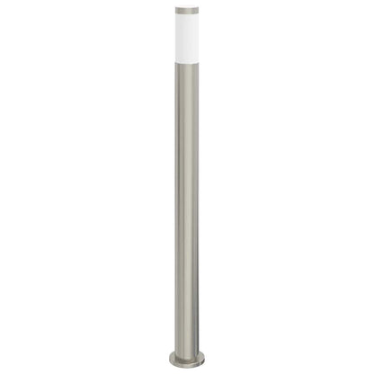 vidaXL Bollard Light with Sensor 110 cm Stainless Steel IP44