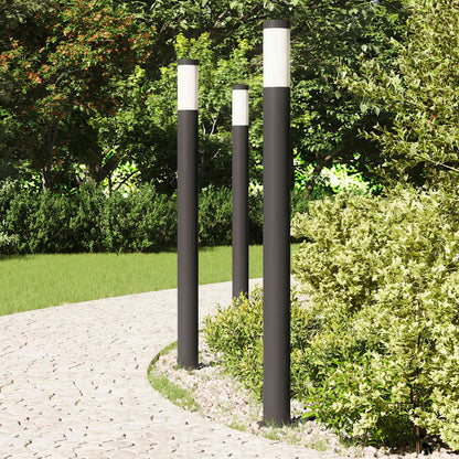 vidaXL Bollard Lights 3pcs 110 cm Stainless Steel IP44