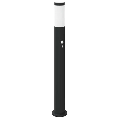 vidaXL Bollard Light with Sensor 80 cm Stainless Steel IP44