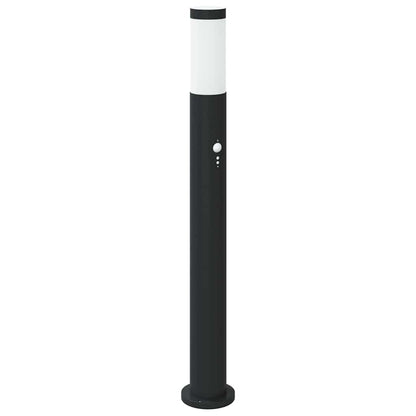 vidaXL Bollard Lights with Sensor 3pcs 80 cm Stainless Steel IP44