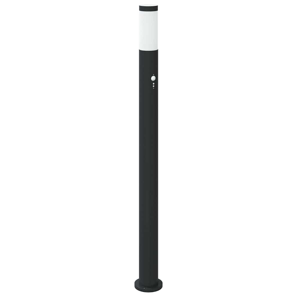 vidaXL Bollard Light with Sensor 110 cm Stainless Steel IP44
