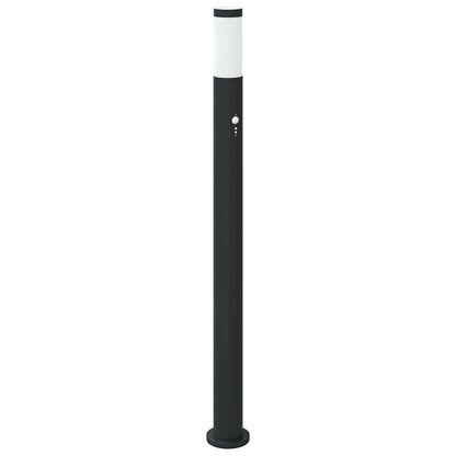 vidaXL Bollard Light with Sensor 110 cm Stainless Steel IP44