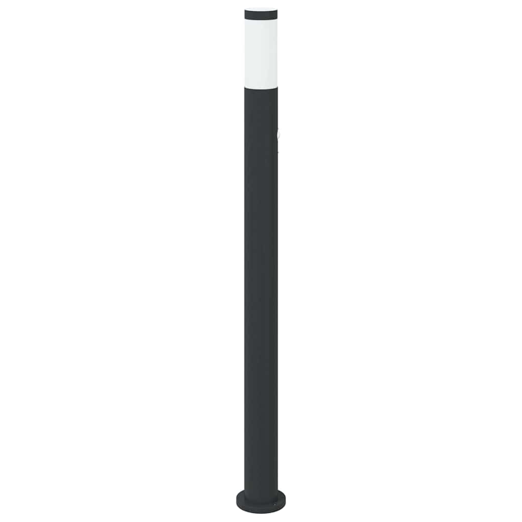 vidaXL Bollard Light with Sensor 110 cm Stainless Steel IP44