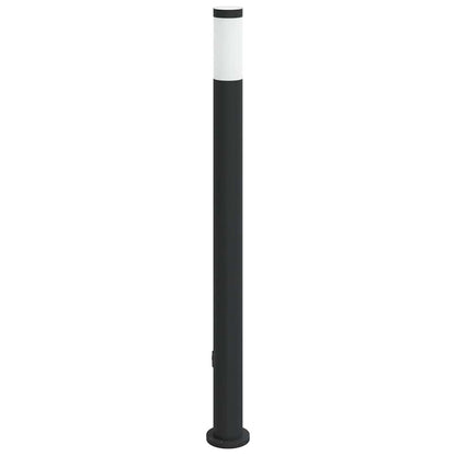 vidaXL Bollard Light with Outlet 110 cm Stainless Steel IP44