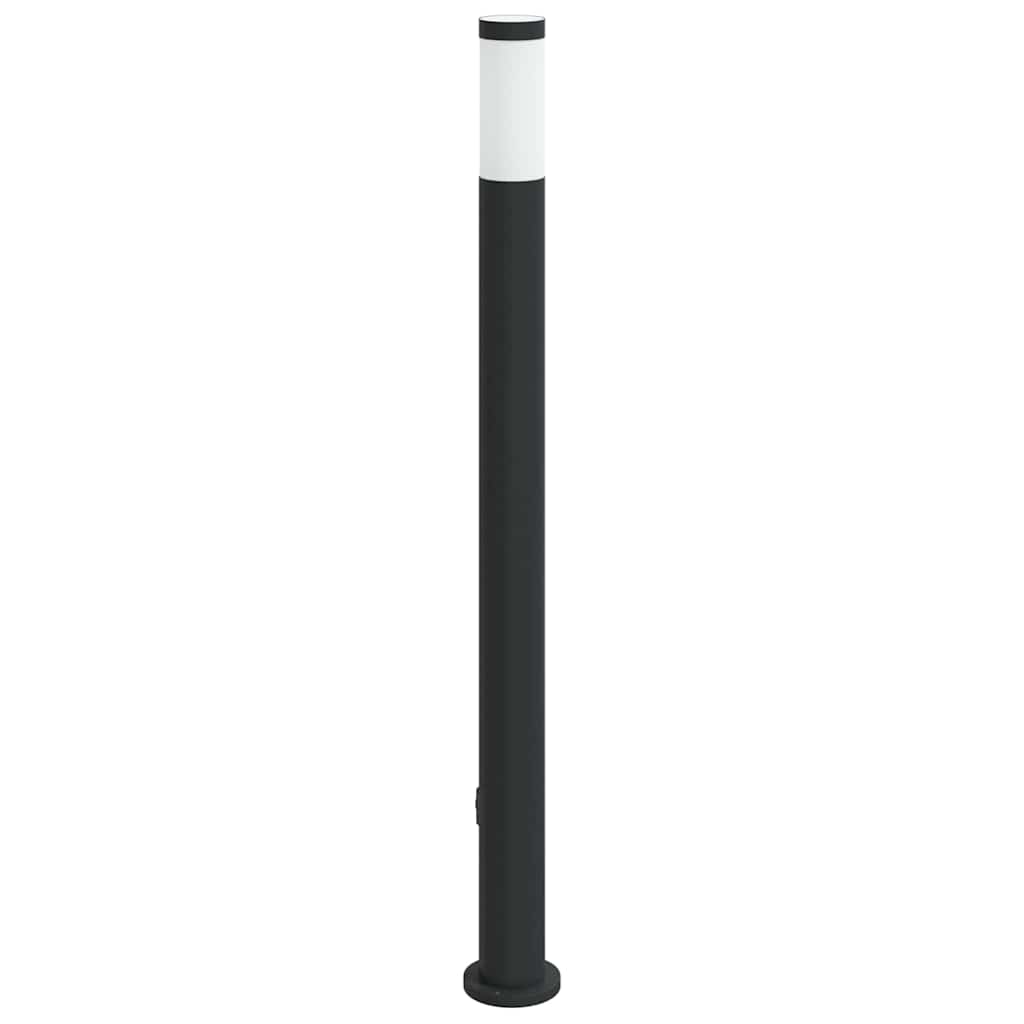 vidaXL Bollard Light with Outlet 110 cm Stainless Steel IP44