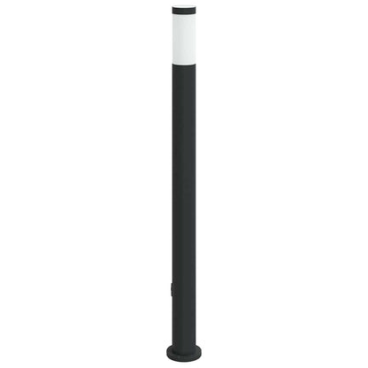 vidaXL Bollard Light with Outlet 110 cm Stainless Steel IP44