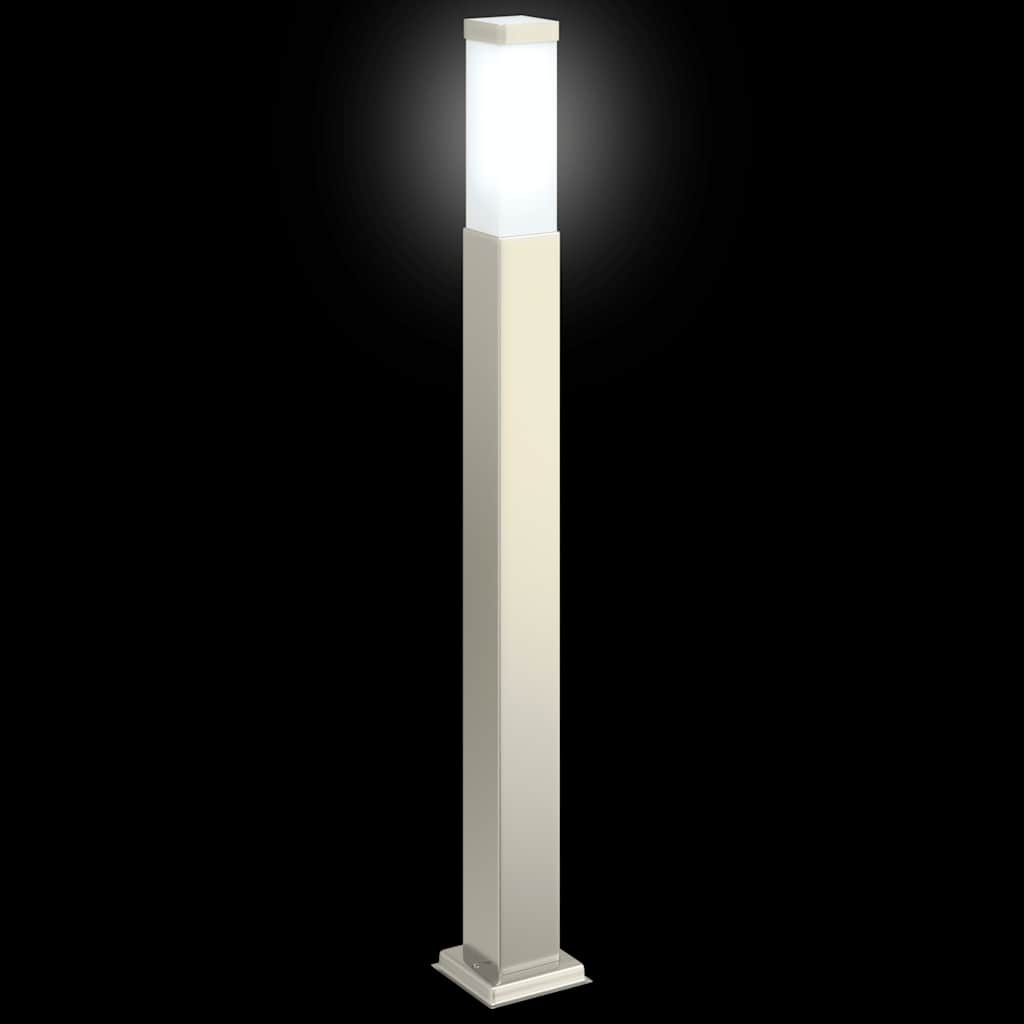vidaXL Bollard Lights 3 pcs 80 cm Stainless Steel IP44