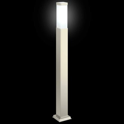 vidaXL Bollard Lights 3 pcs 80 cm Stainless Steel IP44