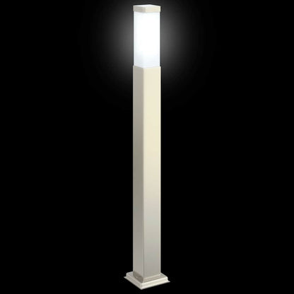 vidaXL Bollard Lights 3 pcs 80 cm Stainless Steel IP44