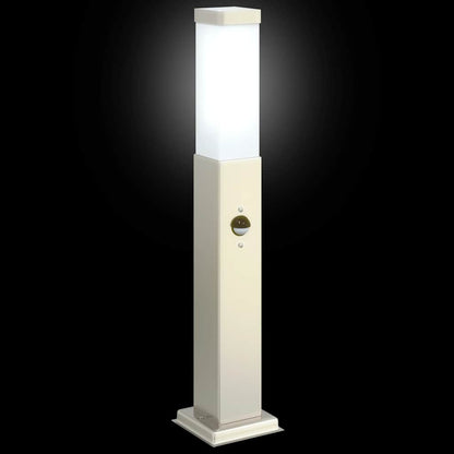 vidaXL Bollard Lights with Sensor 3 pcs 50 cm Stainless Steel IP44