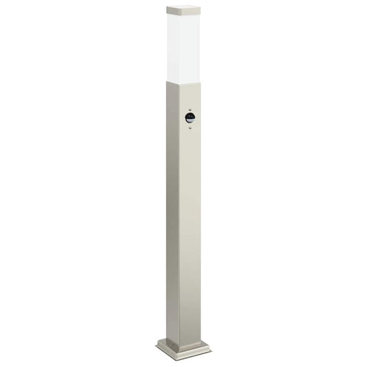 vidaXL Bollard Light with Sensor 80 cm Stainless Steel IP44