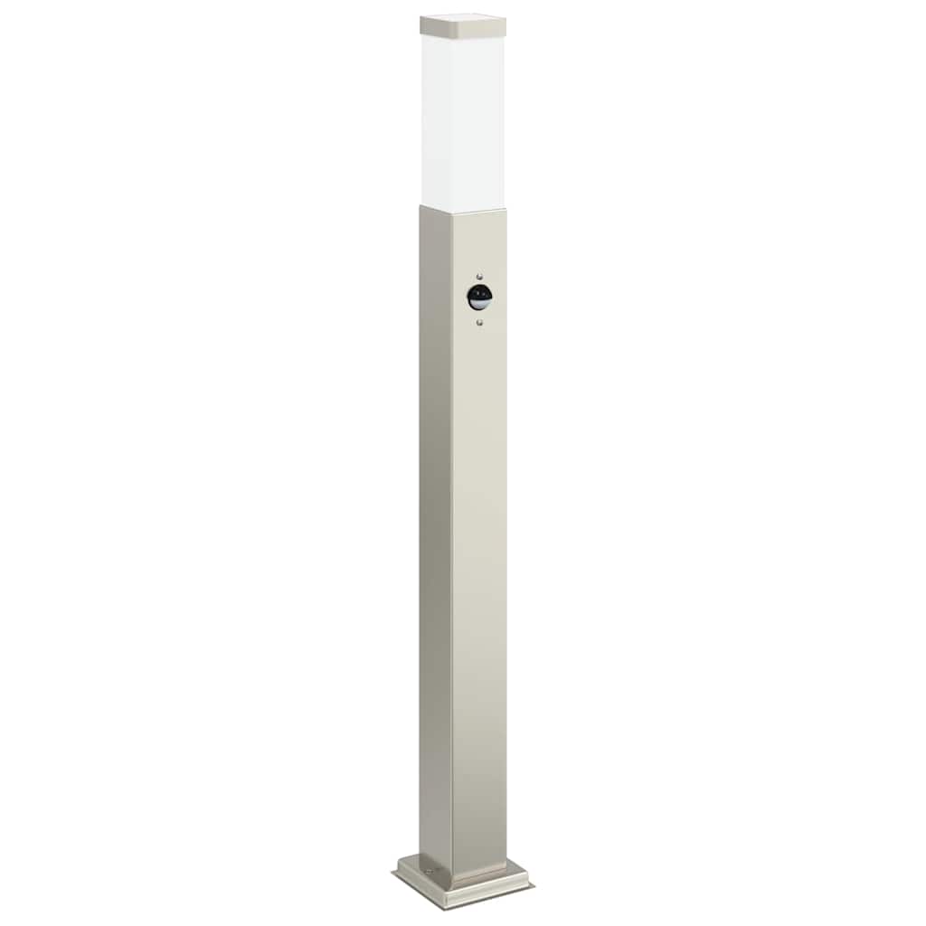 vidaXL Bollard Light with Sensor 80 cm Stainless Steel IP44