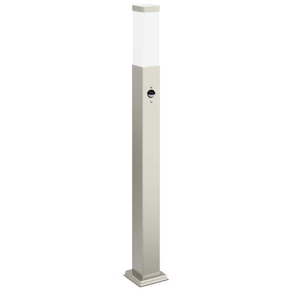 vidaXL Bollard Light with Sensor 80 cm Stainless Steel IP44