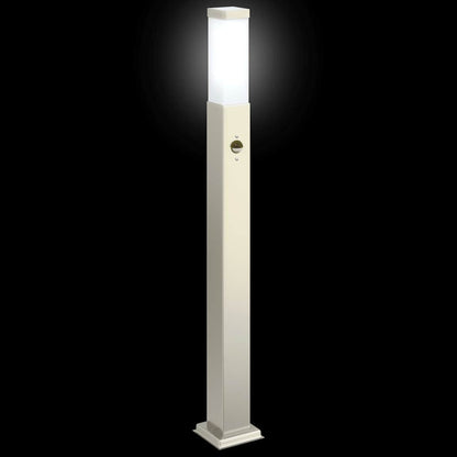 vidaXL Bollard Light with Sensor 80 cm Stainless Steel IP44